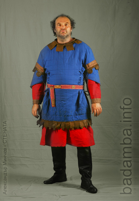 Warrior with gambeson from Zemen