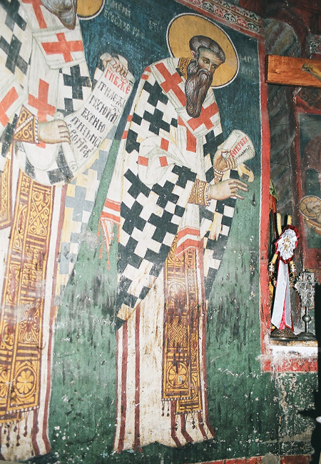 Bishop saint, Lesnovo monastery