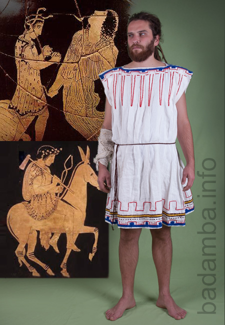 Thracian with embroidered tunic