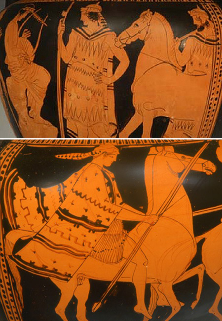 Attic vases with Thracians