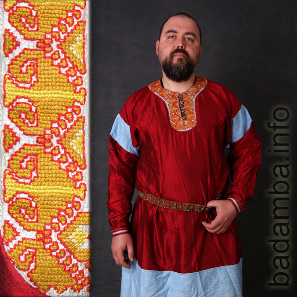 Male silk tunic